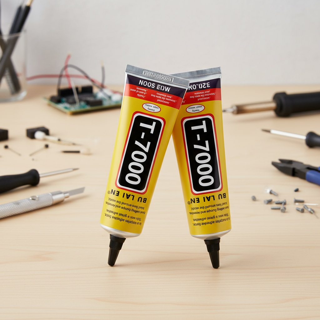 กาวกรอบหน้าจอ T-7000 มีความยืดหยุ่นสูง ทนความร้อน สําหรับยึดติดโทรศัพท์มือถือ/แท็บเล็ต/นาฬิกา