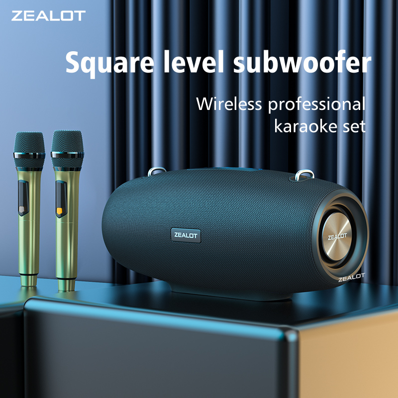ลําโพงบลูทูธพกพา ZEALOT S67 กําลังขับ 60W เบสลึก แบตเตอรี่ 14400mAh ชาร์จซ้ําได้ กันกระเซ็น เหมาะสํา