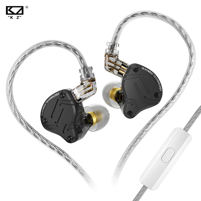 หูฟังมีสาย KZ ZS10 Pro X แบบเสียบหู หูฟังเพลง เบสแน่น หูฟังสําหรับกีฬา KZ ZSN PRO AS16 PRO AS12 ZSX