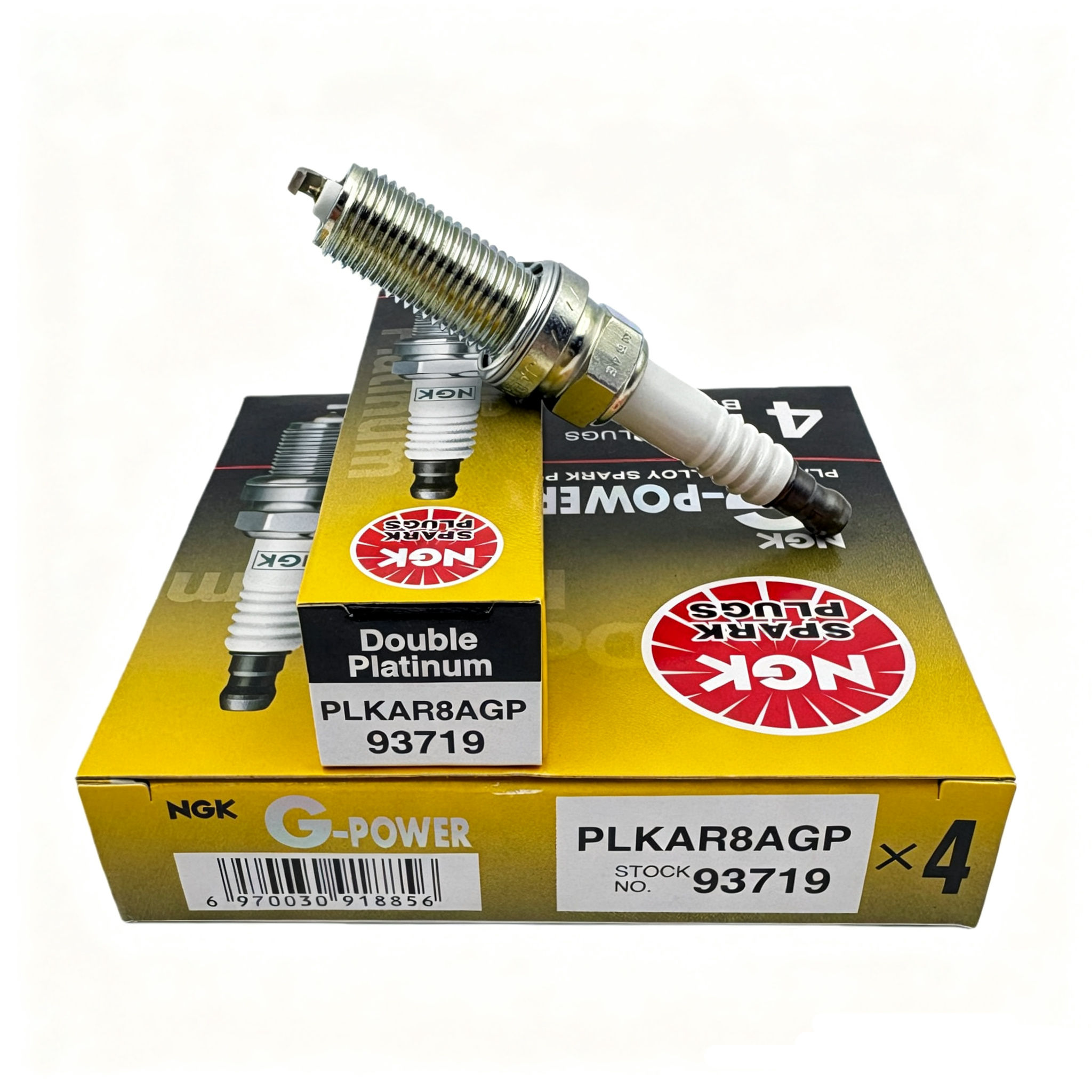 หัวเทียน NGK PLKAR8AGP 93719 Platinum สําหรับเครื่องยนต์เทอร์โบ Haval GW4B15A
