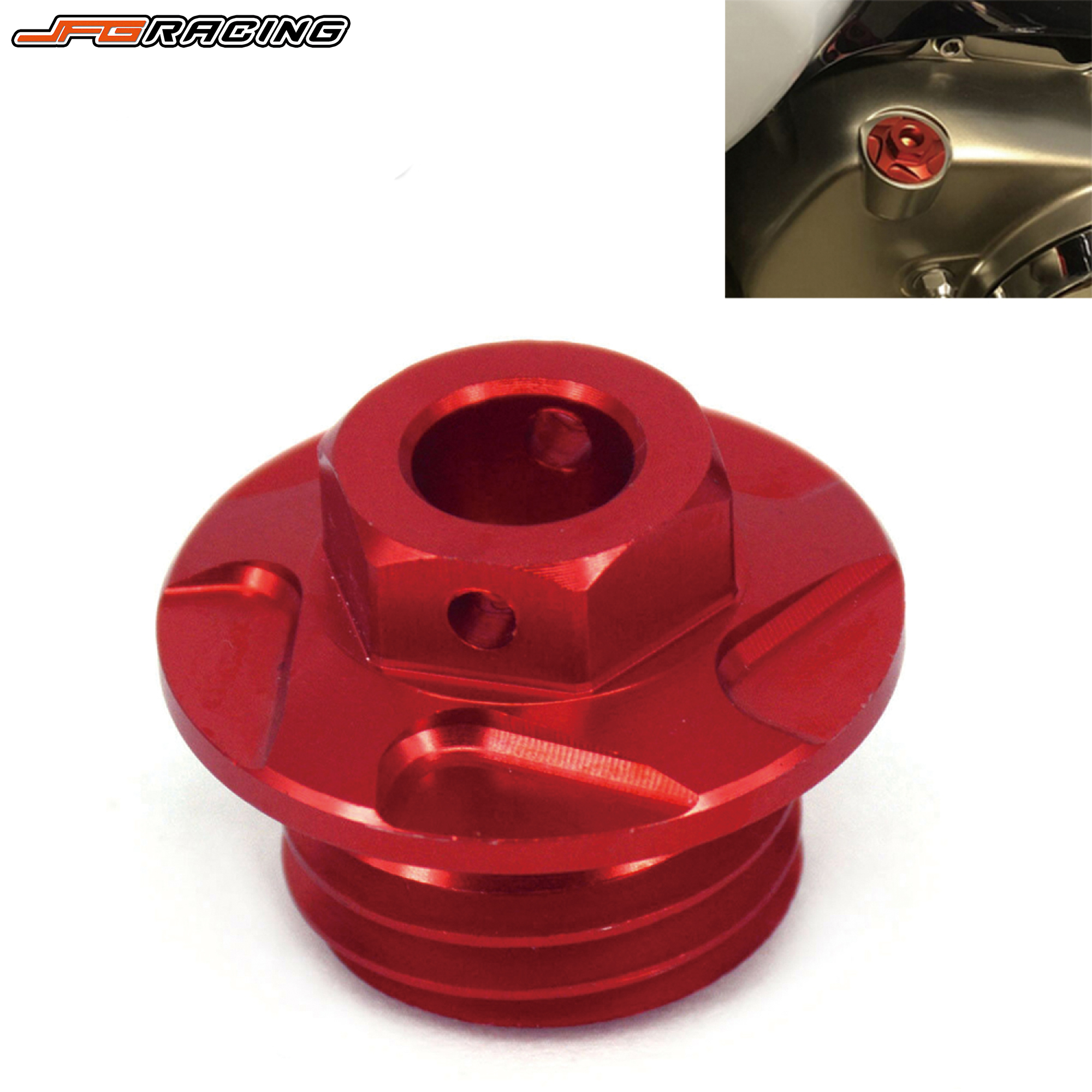Honda กรองน้ํามันปลั๊ก Bolt สําหรับ Crf150r 07-16 Crf125r 90-07 Crf250r 04-16 Crf450r 02-16 Crf450x 