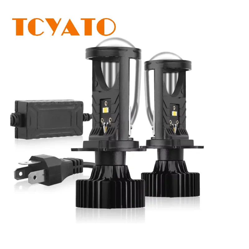 Tcyato H4 เลนส์ไฟหน้า LED 12v Y6d รถสากลรถจักรยานยนต์หลอดไฟแบบบูรณาการ Y7