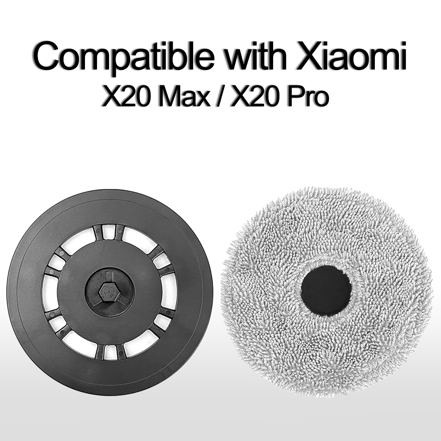 เข้ากันได้กับอะไหล่สํารองชุดอุปกรณ์เปลี่ยนสําหรับหุ่นยนต์ดูดฝุ่น Xiaomi X20 Pro / X20 Max, ที่จับผ้า