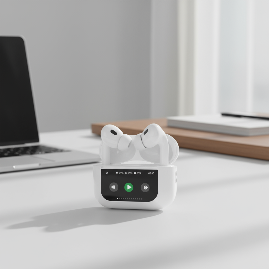 หูฟัง A9 Pro: ไร้สาย, หน้าจอสัมผัส, ตัดเสียงรบกวน ANC ENC, หูฟังสําหรับเล่นเกมและใช้งานประจําวัน