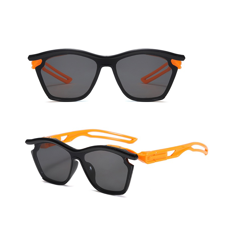 แว่นกันแดดแฟชั่นเด็กรุ่นใหม่ ป้องกันรังสียูวี กลางแจ้ง เด็กชาย เด็กหญิง กันแดด แว่นตาสําหรับเด็ก - รูปที่ 7