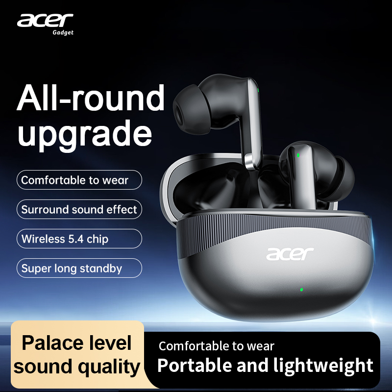 Acer OHR750 หูฟังไร้สายบลูทูธหูฟัง Type-C ชุดหูฟังพร้อมไมโครโฟน Earpods หูฟัง 4g Mini 27g น้ําหนักเบ