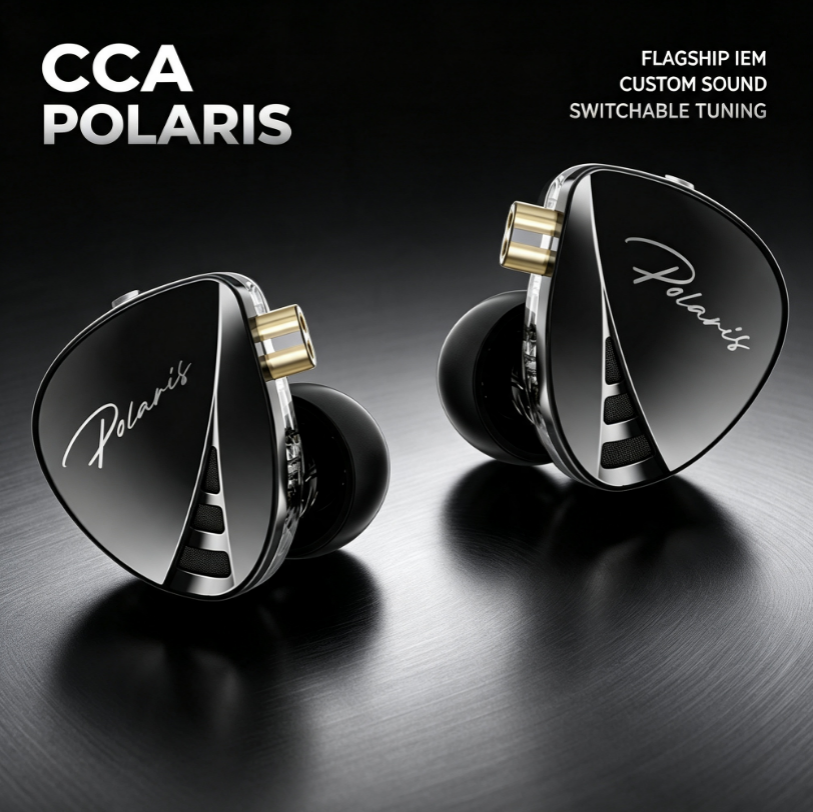หูฟังมีสาย CCA Polaris ปรับจูนเสียงได้ ถอดสายเปลี่ยนได้ สําหรับออดิโอไฟล์ ดนตรี เกม