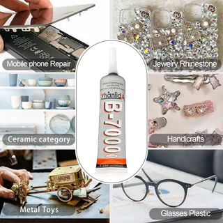 Zhanlida B7000 กาวโทรศัพท์มือถือ, 50/110ML กาวอเนกประสงค์โปร่งใส, ซ่อมเครื่องประดับแก้วหยก DIY งานฝีมือ