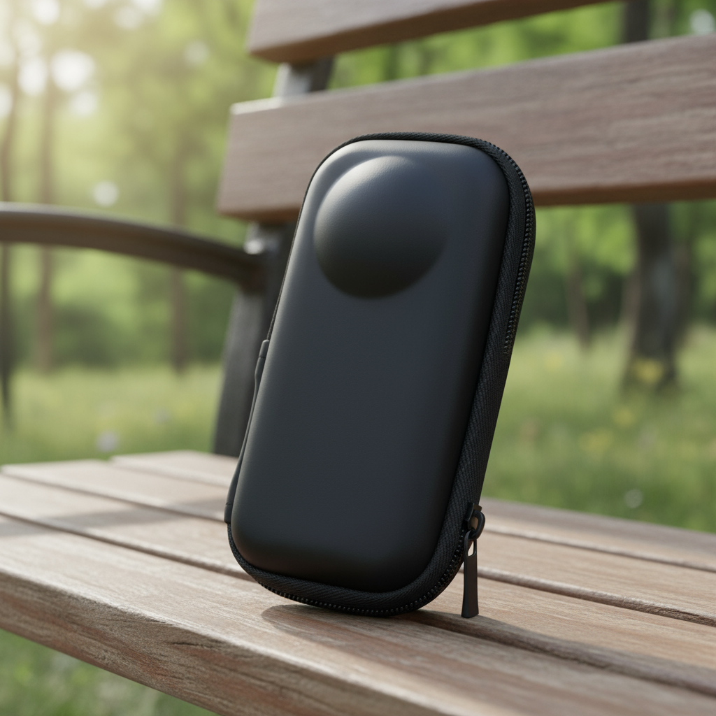 กล่องเคสสีดําสําหรับใส่กล้อง Insta360 X3 และ ONE X2 PULUZ