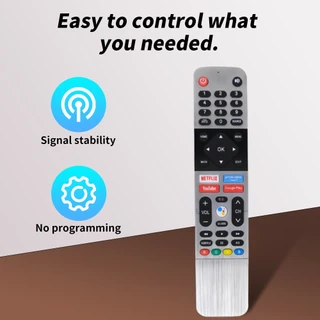 รีโมทคอนโทรลสากลที่เข้ากันได้กับ Skyworth สมาร์ททีวี Android รุ่น 50UB5550 50UB5560 55UB5500 55UB5550 55UB5560