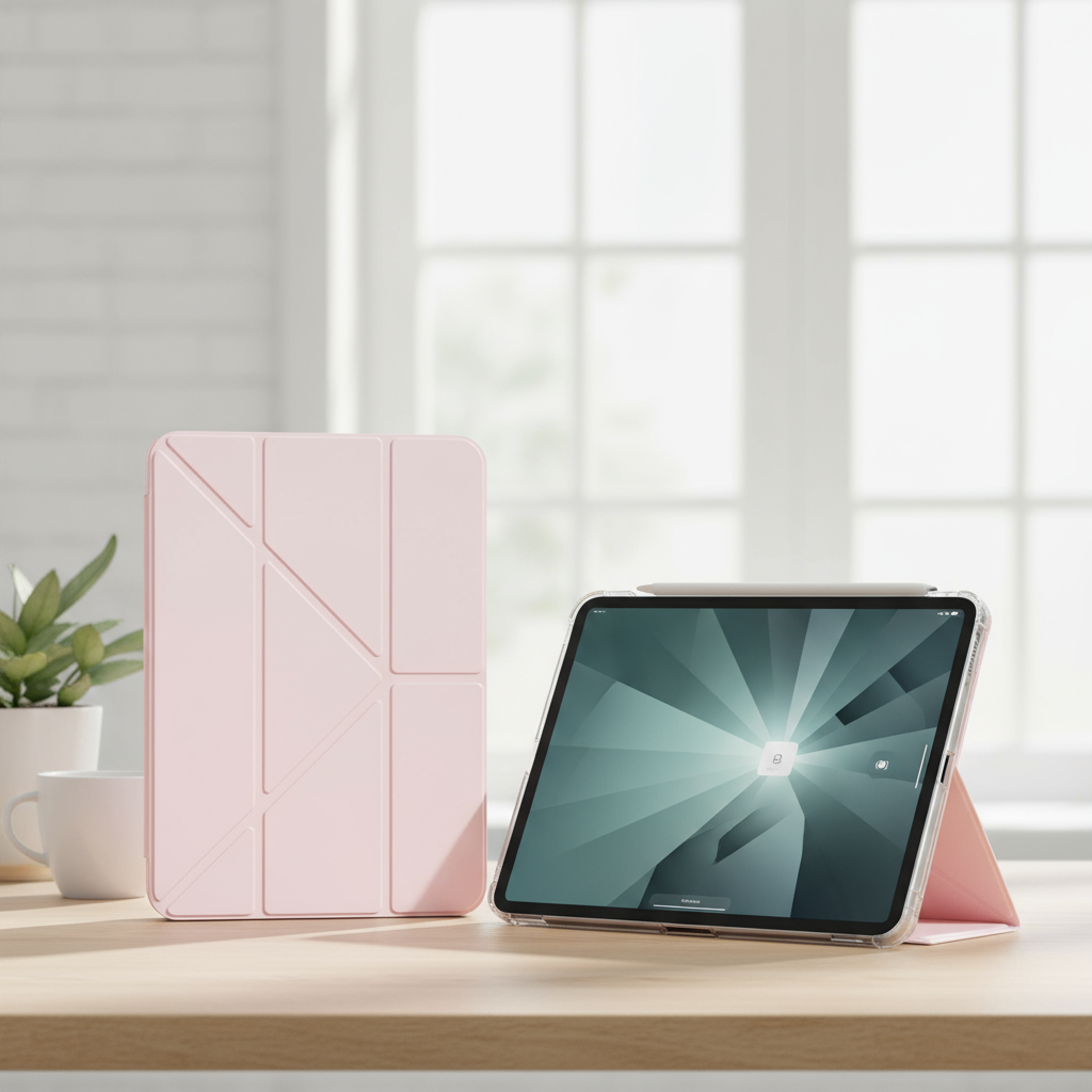 เคสแม่เหล็กอะคริลิค HD แบบพับ Y สําหรับ IPAD 10.2 10.5 POL รุ่นที่ 10 A16 7 8 9 AIR 3 พร้อมที่ใส่ปาก