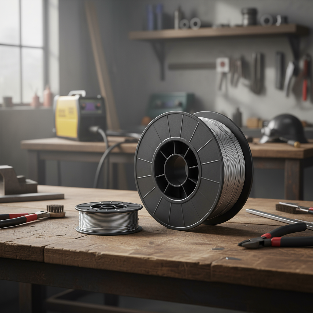 ลวด MIG แบบฟลักซ์คอร์ E71T-GS ขนาด 1กก. สําหรับเชื่อมสแตนเลสแบบป้องกันตัวเอง