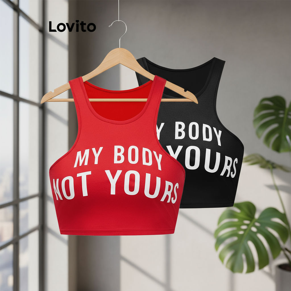 Lovito Women's Casual Y2K Style Basic Tank Top L88AD017 (Assorted Colors)