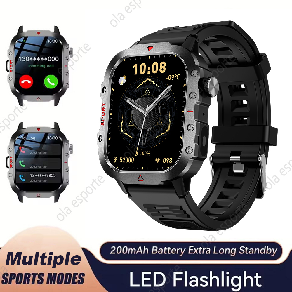 สมาร์ทวอทช์ TechLife รุ่นใหม่ H11 หน้าจอ HD 1.96 นิ้ว พร้อมไฟฉาย LED เหมาะเป็นของขวัญวันหยุด