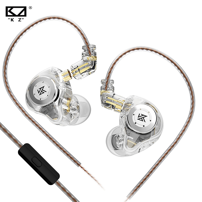 KZ EDX PRO 10 มม.หูฟัง Dual Magnetic Circuit หูฟังแบบไดนามิกไดรฟ์ HiFi Bass หูฟังกีฬาเสียงรบกวน Canc