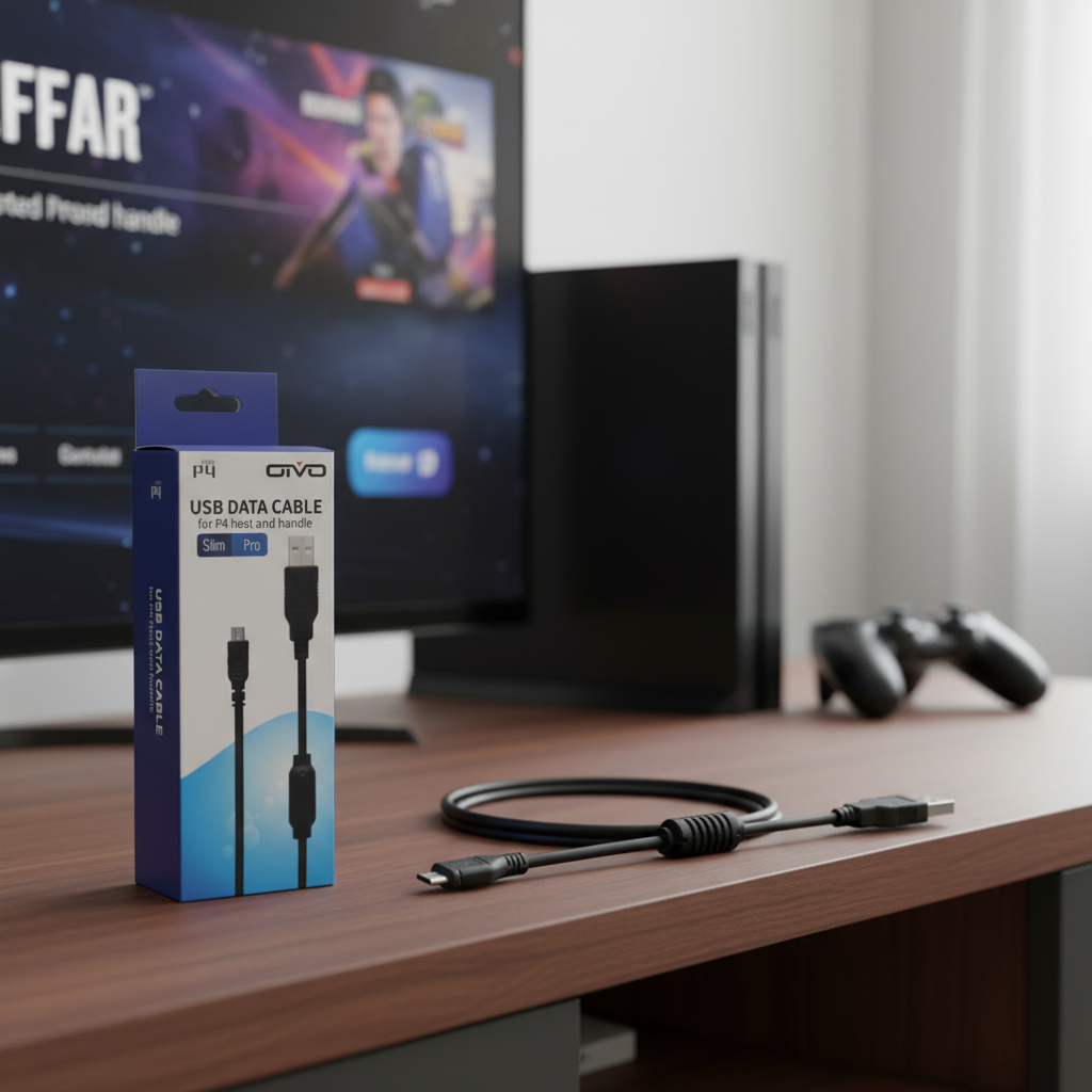 สายชาร์จ USB 2 เมตร สําหรับจอยคอนโทรลเลอร์ Sony PS4 DualShock 4