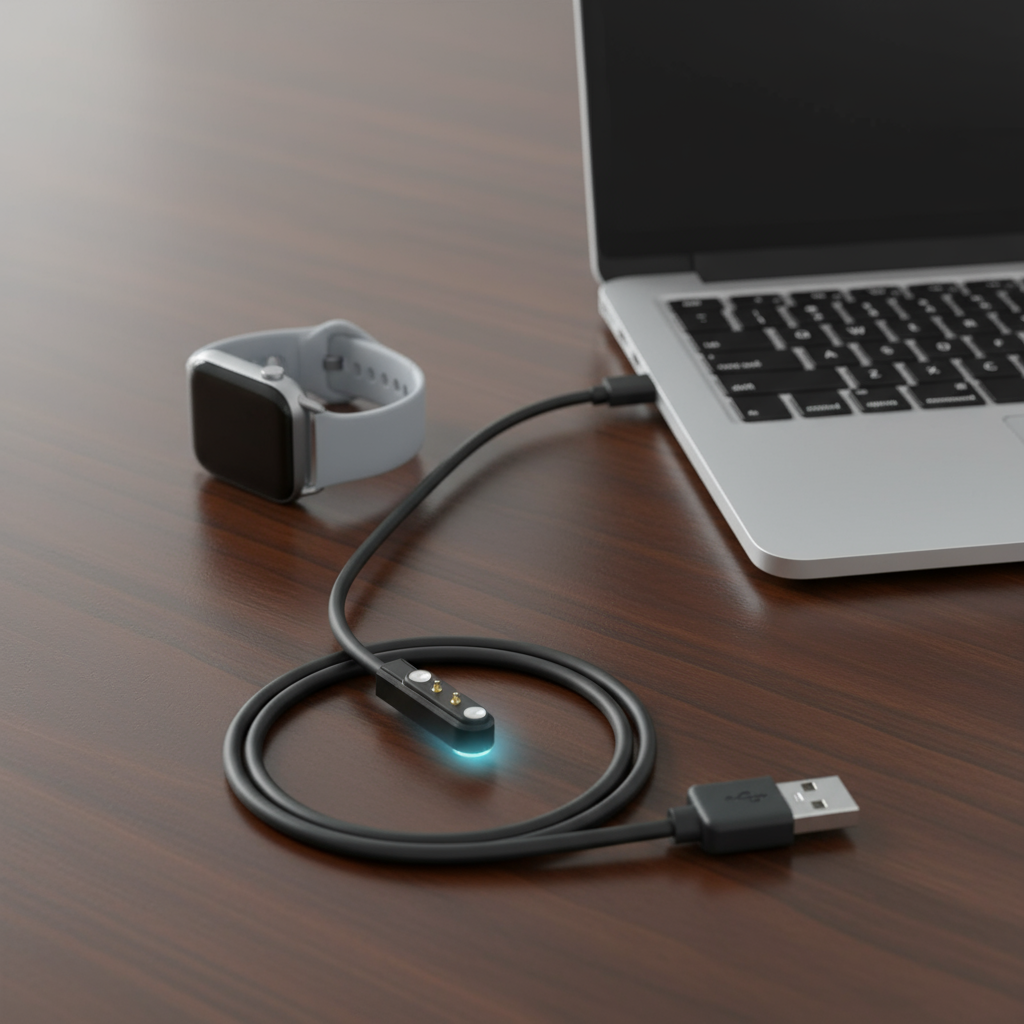 สายชาร์จสมาร์ทวอทช์แม่เหล็ก 2 พิน, สายชาร์จ USB สําหรับเปลี่ยนสําหรับ GS10/FA58/Y68/MW08/GT1/GT2/GT3