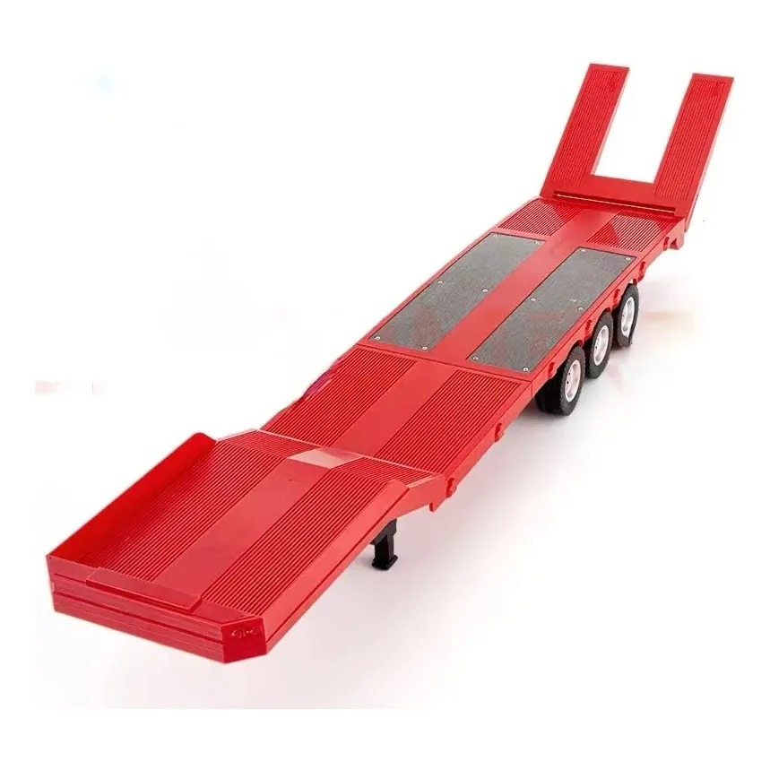 HUINA 1502 รถขนส่งของเล่นกึ่งพ่วงพื้นเรียบ 1:18 พร้อมทางลาด ควบคุมด้วยรีโมท เหมาะสําหรับเล่นบทบาทสมม