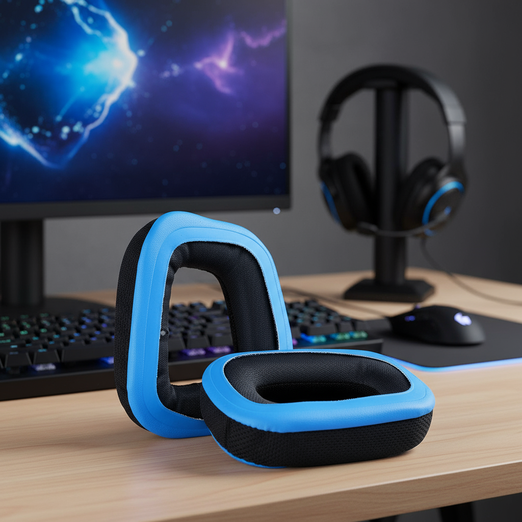 แผ่นรองหูฟังสําหรับหูฟัง Logitech G35 G930 G430 F450 G331 G231 G431