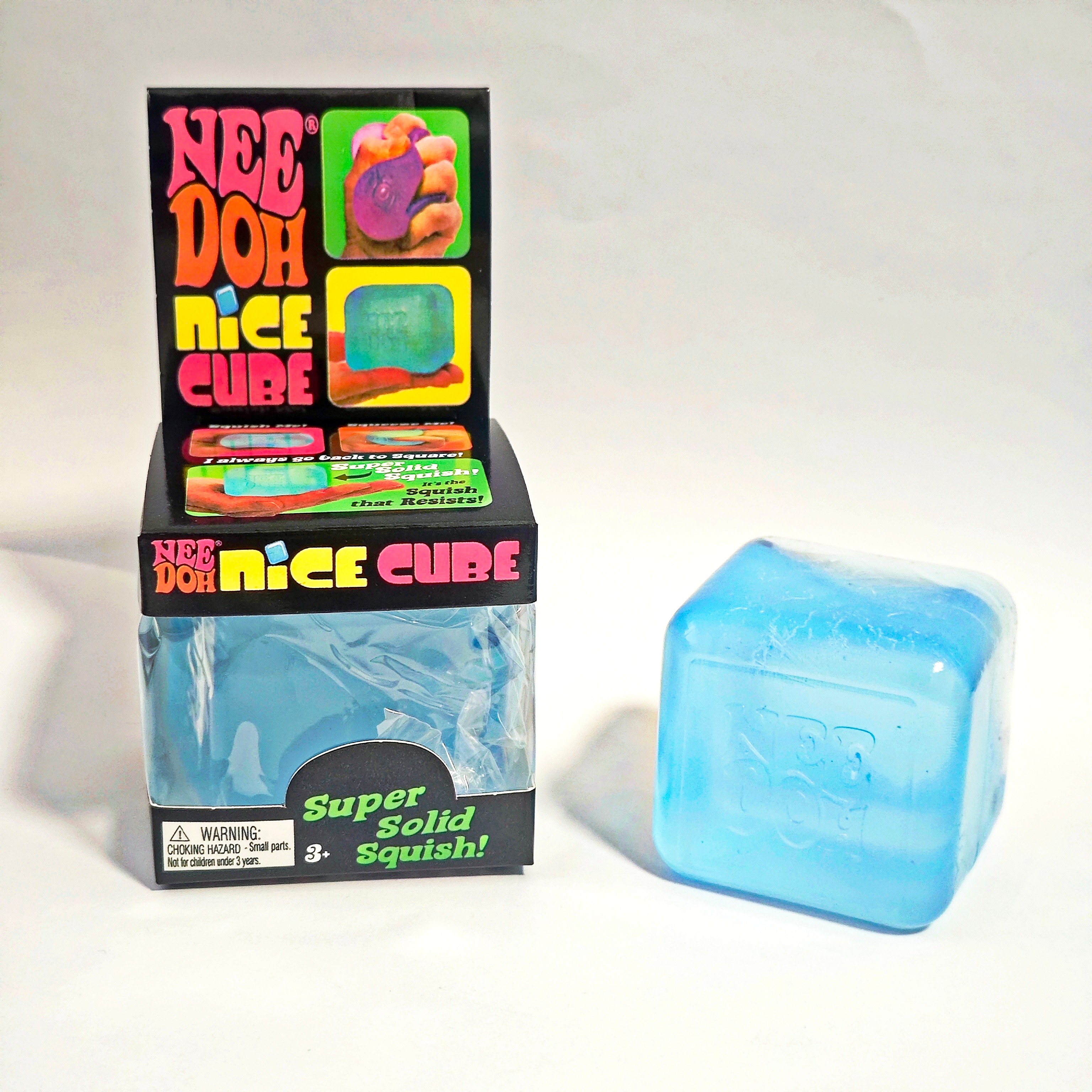 ของเล่นบีบคลายเครียด Cube Squishy Squeeze ของเล่นบีบฟินฟิน ASMR