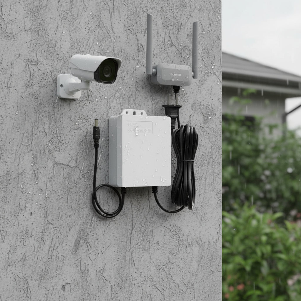 แบตเตอรี่สํารอง UPS ขนาดเล็ก 12V 1.5A 5400mAh, แหล่งจ่ายไฟ AC เป็น DC สําหรับกล้อง WiFi