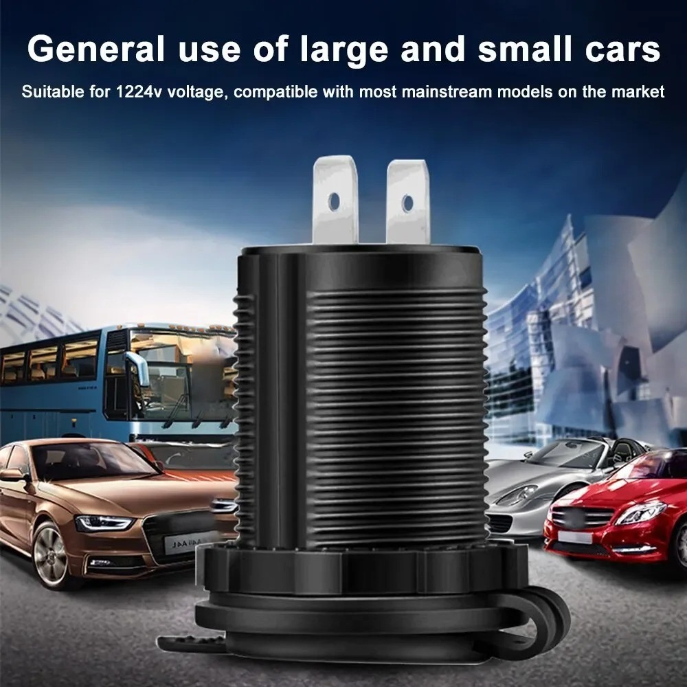 ที่ชาร์จในรถยนต์ Super Fast 66W พร้อม PD+QC 3.0 Dual USB สมาร์ทแรงดันไฟฟ้าจอแสดงผลสวิตช์เปิด/ปิดสําหรับรถยนต์รถจักรยานยนต์รถบรรทุกเรือ - รูปที่ 3