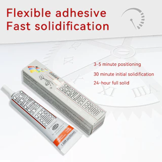 E6000 Super กาว Zhanlida 25/50/110ML โปร่งใสเครื่องประดับตกแต่งกาวกาว Sticky เจาะ Rhinestone สําหรับ Bonding & DIY