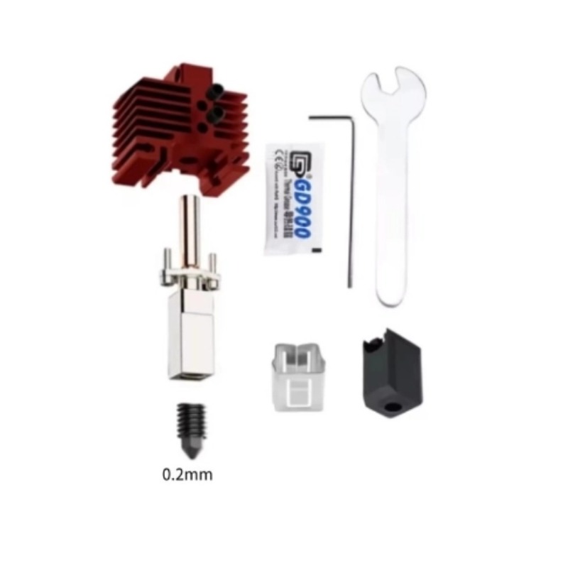 อัพเกรดหัวฉีด Hotend V2.0 สําหรับอุปกรณ์เสริมเครื่องพิมพ์ 3 มิติ Bambu Lab P1P P1S X1C