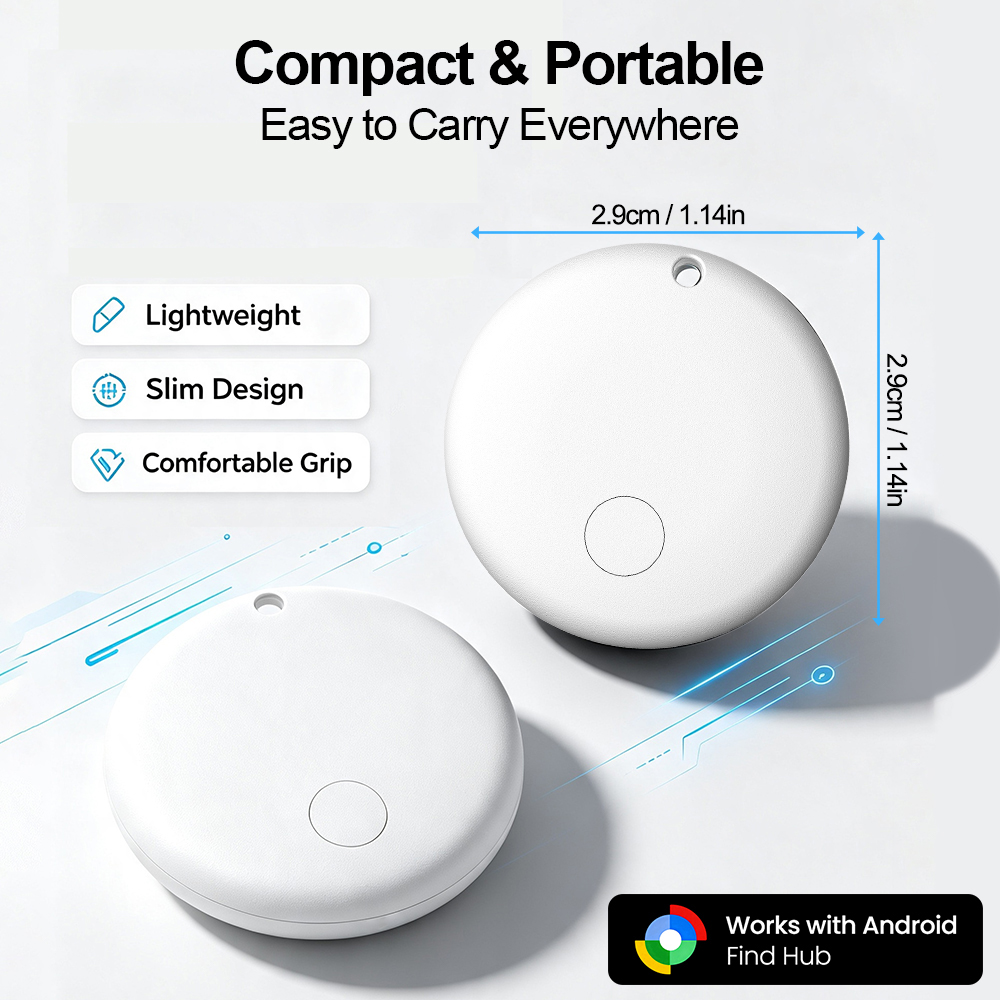 แท็กอัจฉริยะสําหรับอุปกรณ์ Android ทํางานร่วมกับ Google Find Hub Key Finder Locator สําหรับ Pixel Xiaomi Samsung Moto สัตว์เลี้ยง Anti-Lost Item Tracker