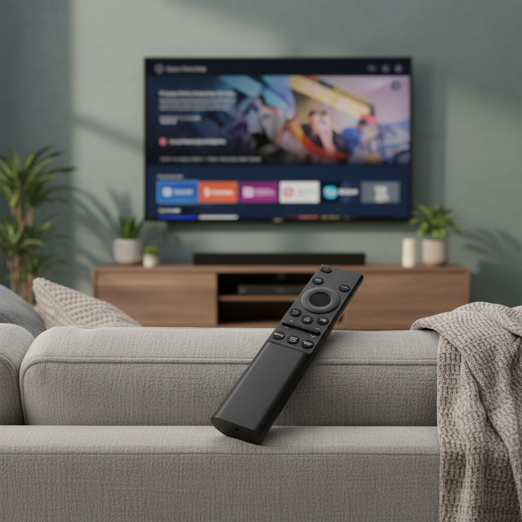 รีโมทคอนโทรล BN59-01357F สําหรับทีวี Samsung LCD อัจฉริยะปี 2021 ซีรีส์ UA55AU AU7000 NETFLIX UE43AU