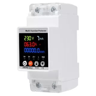 สมาร์ทสวิทช์สําหรับ Tuya MCB รีโมทเปิดปิด 63A Circuit Breaker จับเวลาป้องกันการรั่วไหล Wifi Timer แรงดันไฟฟ้า Protector พร้อม Power On Delay