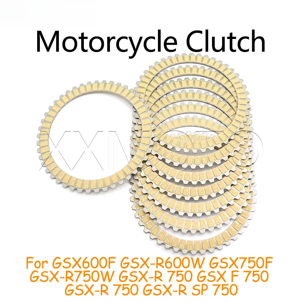 ชุดแผ่นคลัทช์แรงเสียดทาน สําหรับมอเตอร์ไซค์铃木 GSX600F GSX-R600W GSX750F/R750W GSX-R SP 750 GSX F R 7