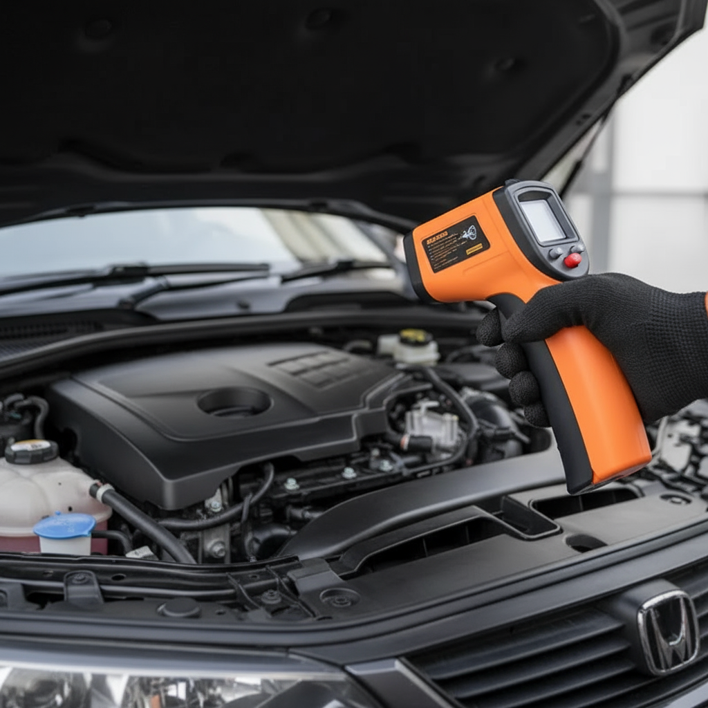 ULIFE เครื่องวัดอุณหภูมิอินฟราเรดดิจิทัลพร้อมเลเซอร์สําหรับการวัดอุณหภูมิ -55 ถึง 400°C