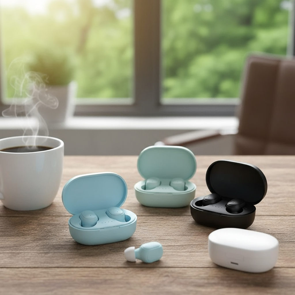 A6S TWS หูฟังบลูทูธ 5.0 พร้อมกล่องชาร์จแบบพกพา สําหรับเล่นกีฬา