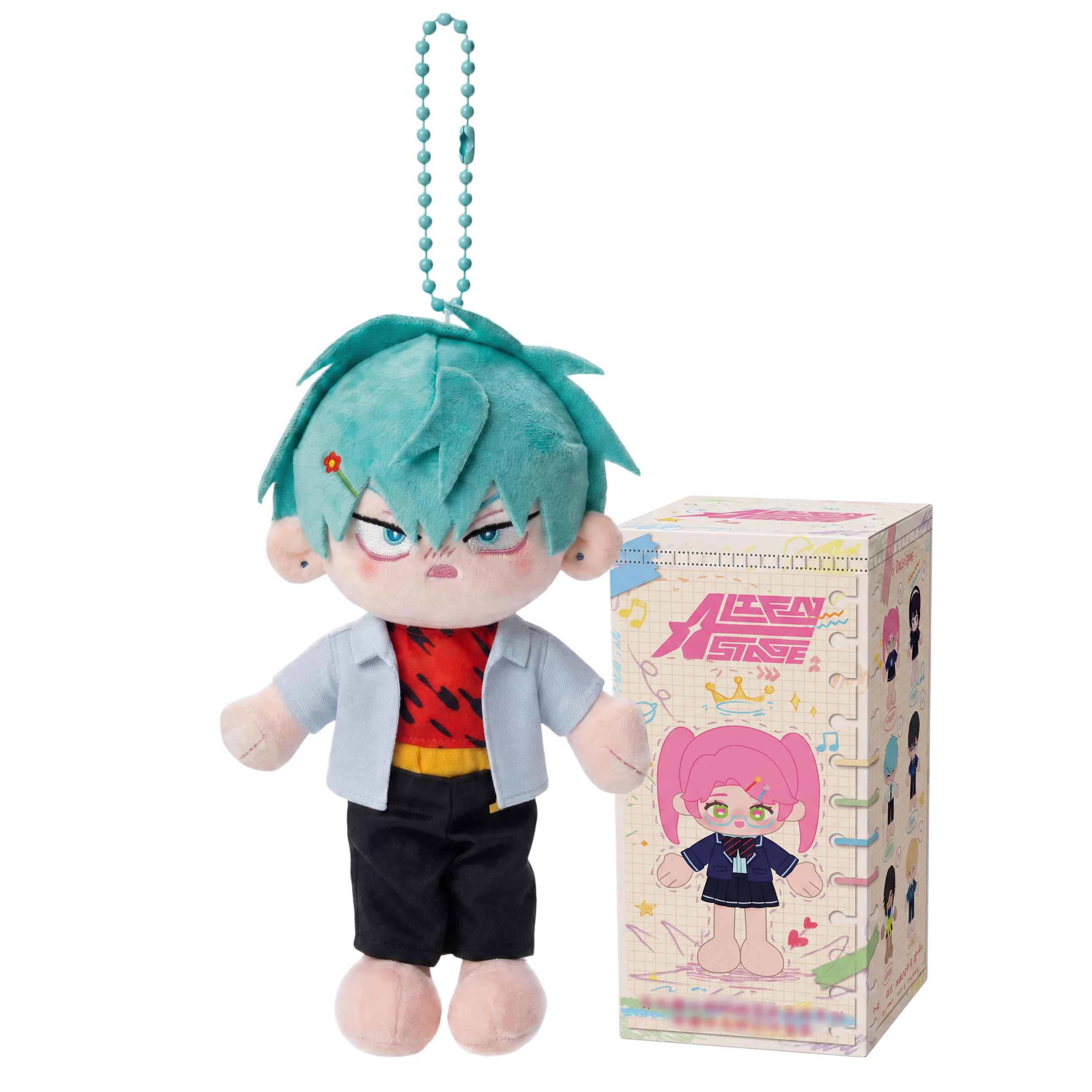 Alien Stage Anakt Arts High School Series Blind Box Chuichui สไตล์ตุ๊กตาผ้ากํามะหยี่ (กล่องเดี่ยว), 