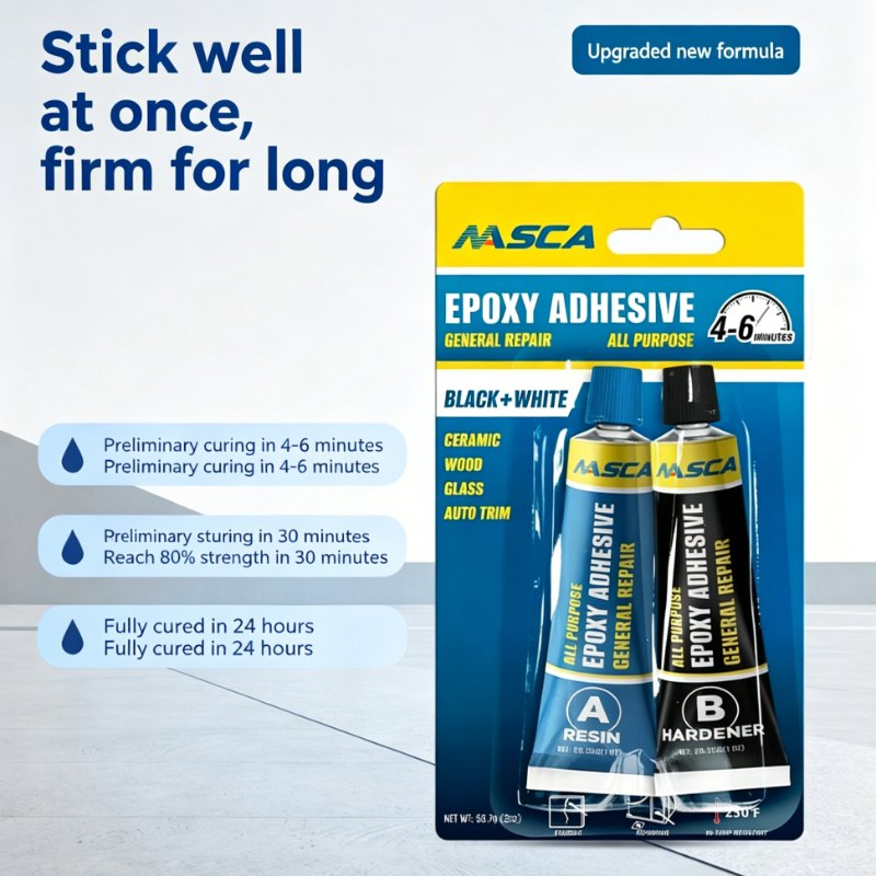 กาว Epoxy Resin Ab สําหรับงานหนัก, กาวพันธะพลาสติกเซรามิกโลหะขั้นสูงสําหรับซ่อมรถยนต์
