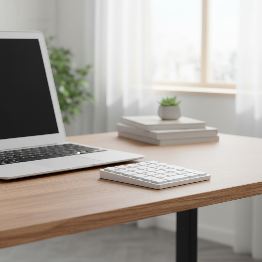 Jomaa 26 ปุ่ม แบบพกพา 2.4GHz คีย์แพดตัวเลขไร้สาย สําหรับบัญชีการเงิน