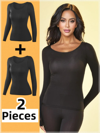 เสื้อชุดชั้นในความร้อนไร้รอยต่อสองชิ้นเป็นเครื่องนอน,น้ําหนั…