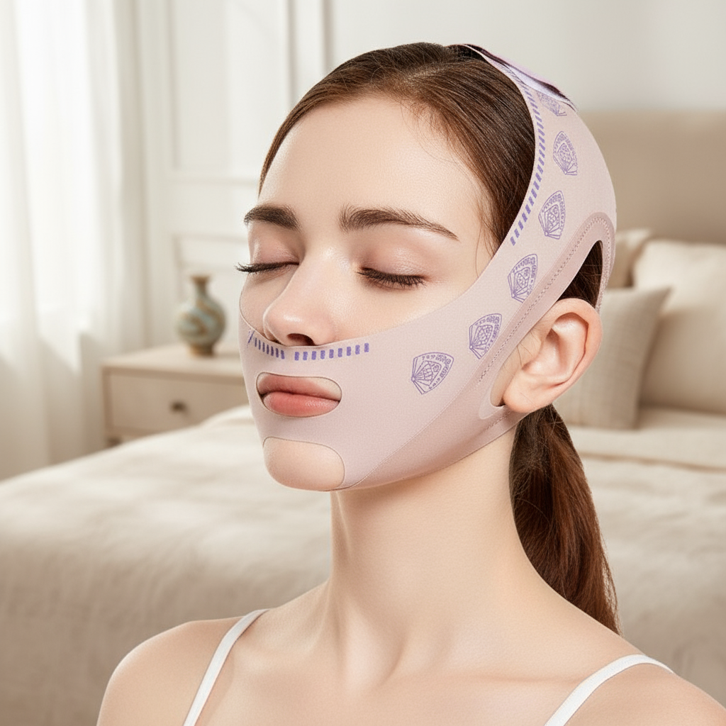 หน้ากากยกกระชับใบหน้า V Line สําหรับใบหน้าเรียวยกกระชับและต่อต้านริ้วรอย
