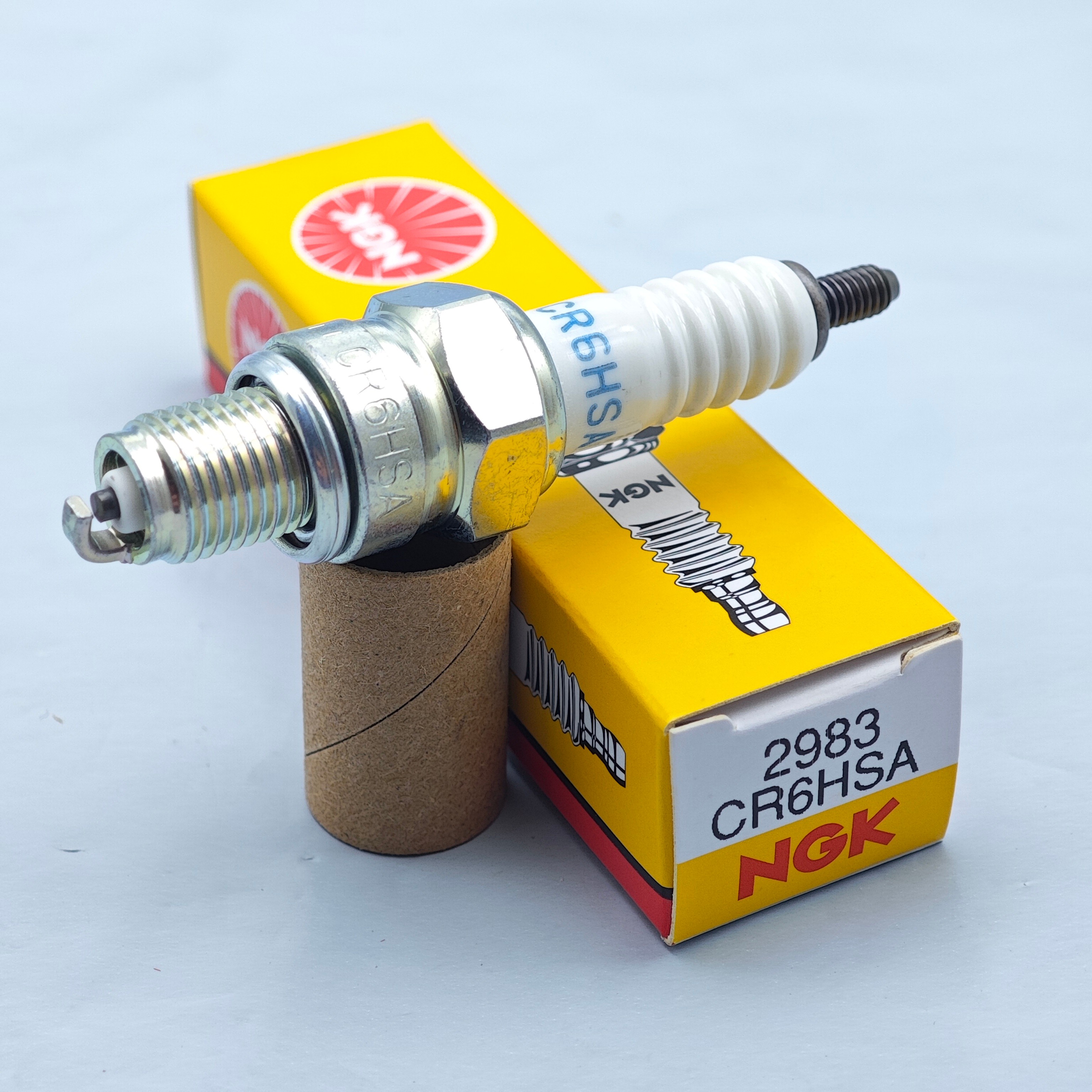 หัวเทียน NGK CR6HSA(2983) CR7HSA(4549) หัวเทียนนิเกิลแบบมีตัวต้านทาน