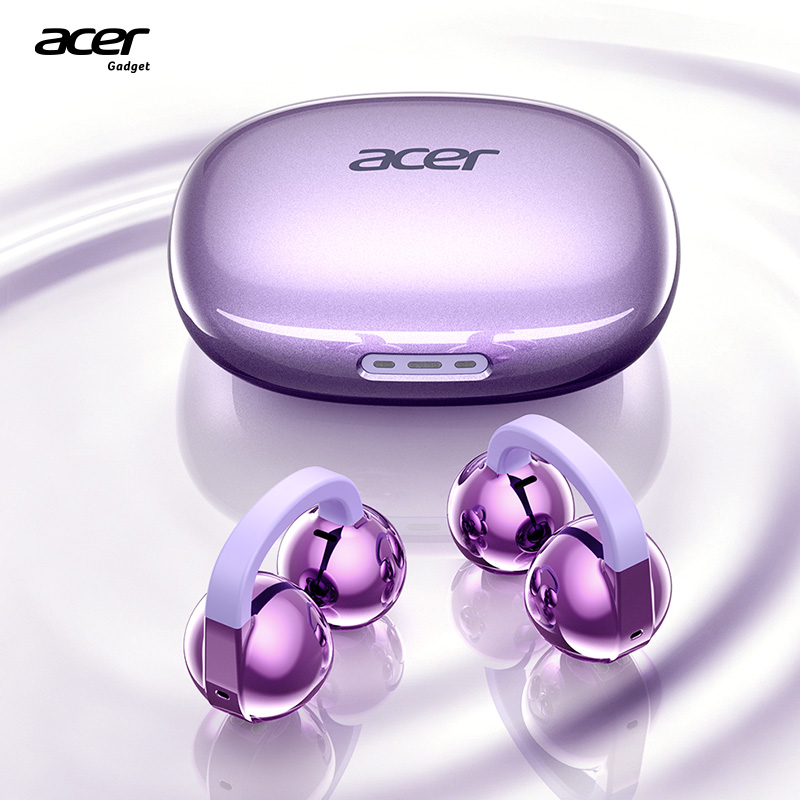 Acer OHR825 หูฟังไร้สายคลิปหูฟังบลูทูธ 6.0 24H รวมแบตเตอรี่ 5g Ultra-Light ENC Noise Cancelling สําห