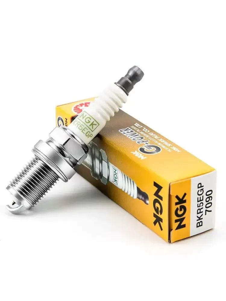 Ngk Bkr5egp 7090 Platinum Resistor Spark Plug สําหรับรถจักรยานยนต์ดัดแปลงตามธรรมชาติ