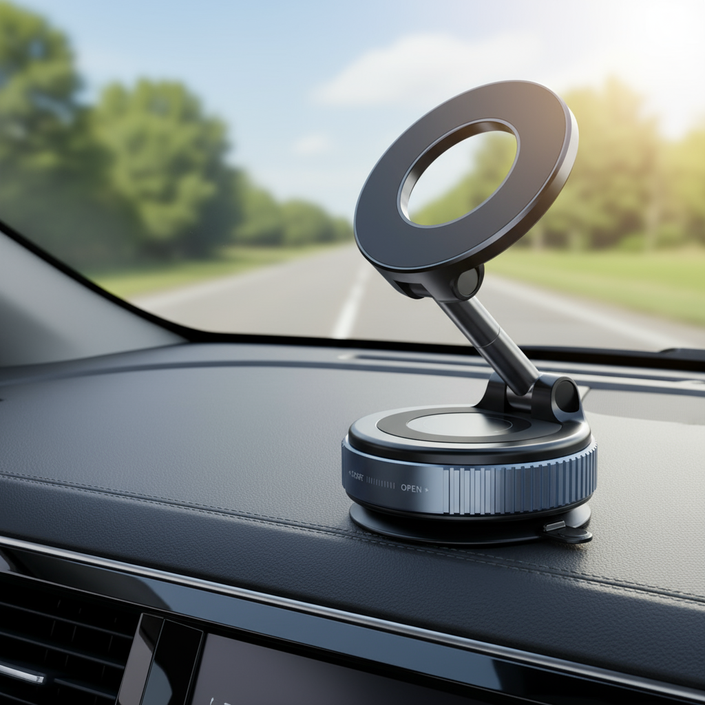 K007 ที่วางโทรศัพท์แม่เหล็กหมุนได้ 360° สําหรับบ้านและรถยนต์