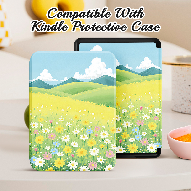 เคสแข็งพิมพ์ลายสีสําหรับ Kindle รุ่นที่ 10, Kindle Paperwhite รุ่นที่ 11/12, ดีไซน์ที่บางเฉียบ, ของขวัญสําหรับทุกโอกาส - รูปที่ 2