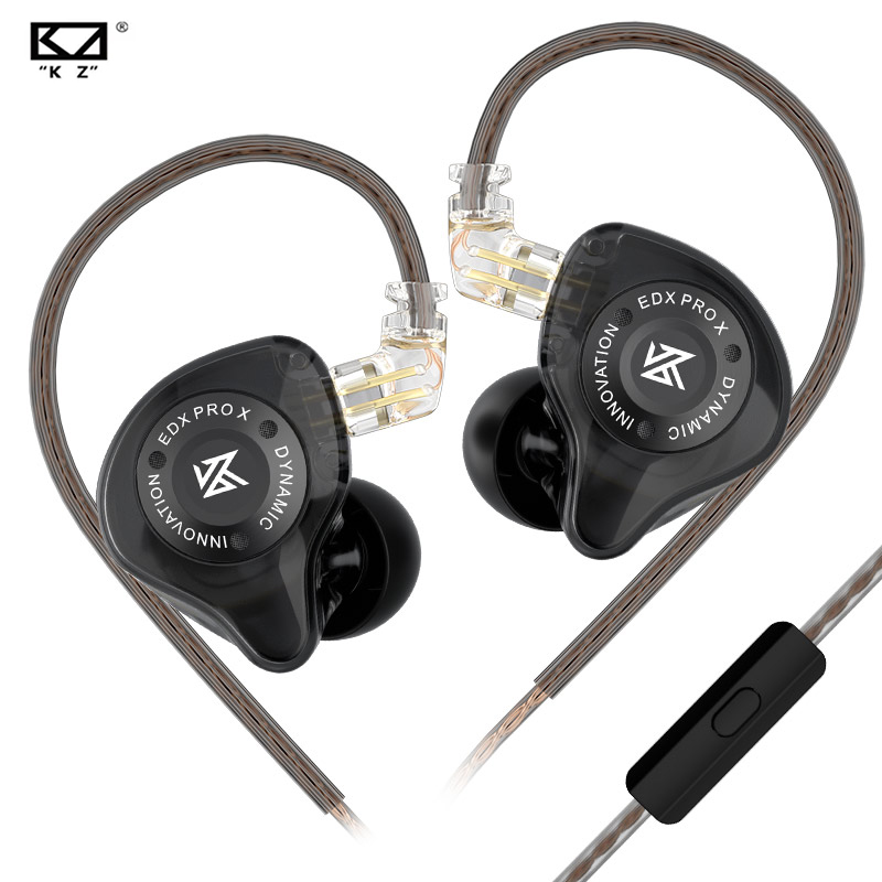 หูฟังอินเอียร์ KZ EDX Pro X แบบไดนามิกสําหรับตรวจสอบเสียงบนเวที เบสแน่น คุณภาพสูง