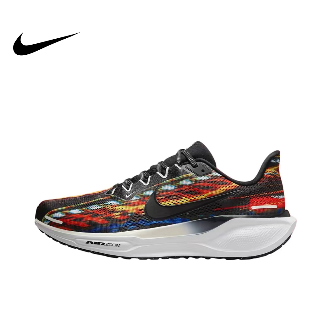 รองเท้าวิ่งผู้ชาย Nike Pegasus 41 สีดําสีแดงกันกระแทกแบบนุ่มกันลื่นทนทาน Ib8171-999