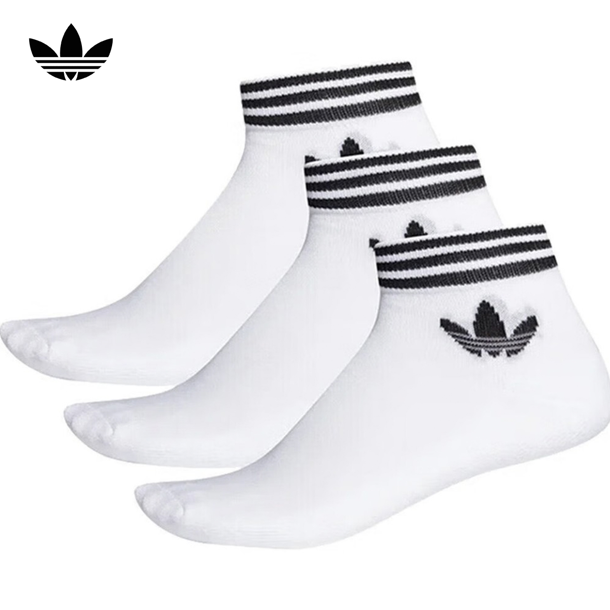 ถุงเท้าข้อสั้น Adidas Climalite มีช่องตาข่ายระบายอากาศ แผ่นรองอุ้งเท้าซัพพอร์ต สําหรับกีฬา รุ่น EE11