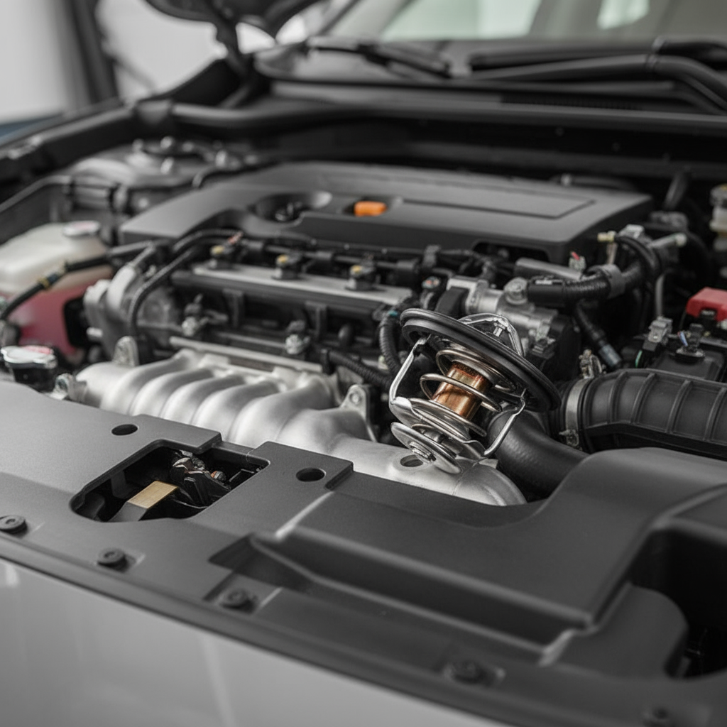 เทอร์โมสตัทน้ําหล่อเย็นเครื่องยนต์ 19301-RNA-315 สําหรับเปลี่ยนใน Honda Civic EXC Si HR-V Hy ILX 1.8