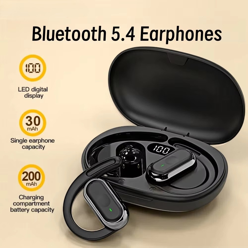 หูฟังเวลาเล่นหูฟังไร้สายพร้อม ENC Noise Cancelling Mic Deep Bass หูฟังสําหรับกีฬาออกกําลังกายยิมชุดห