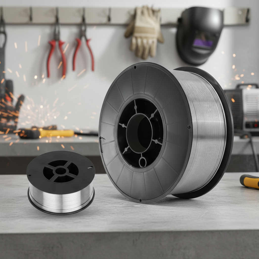 ลวดฟลักซ์คอร์แก๊สเลส MIG E71T-GS 1กก. สําหรับเชื่อมสแตนเลสแบบป้องกันตัวเอง